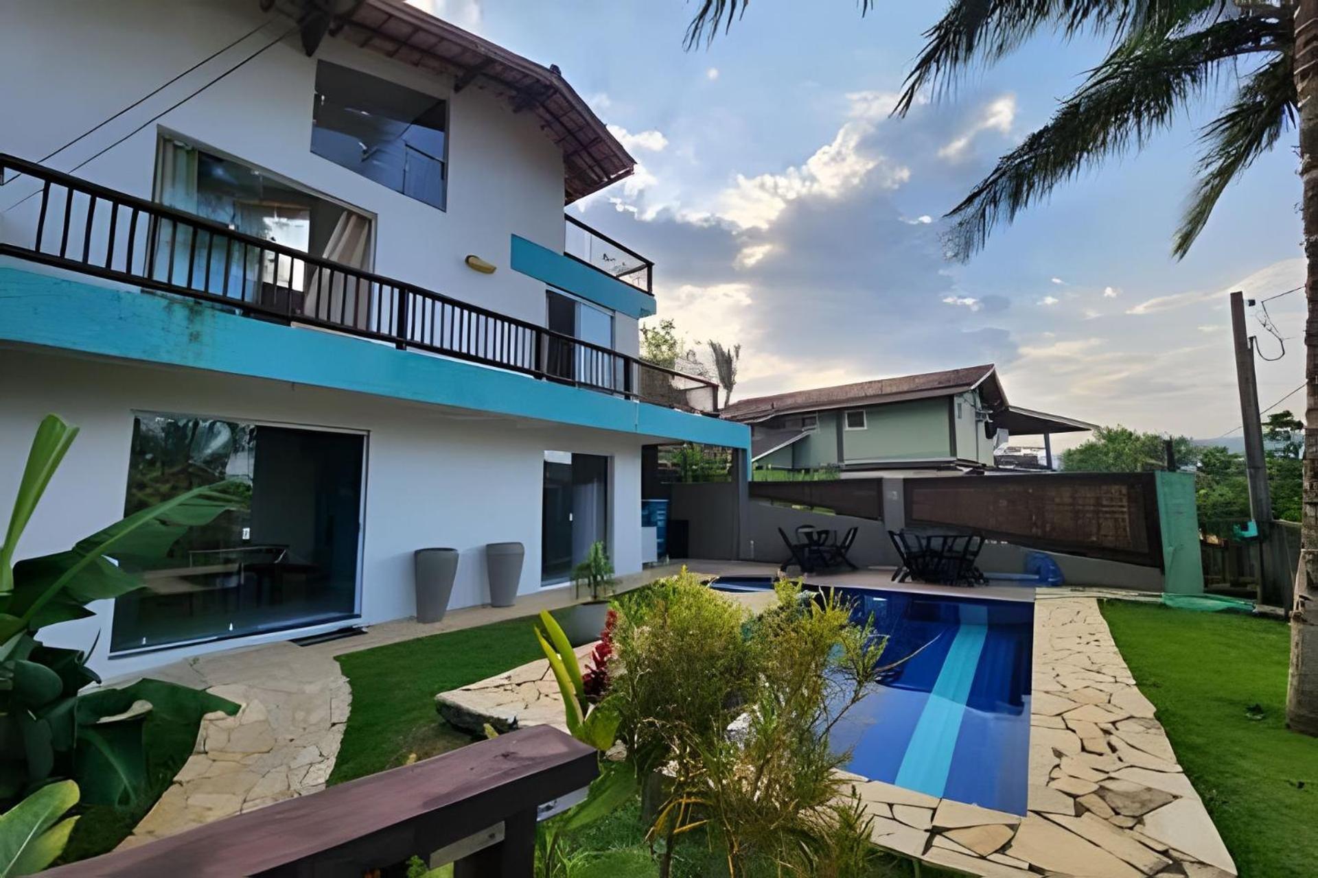 Bela Casa De 4 Suites Com Piscina E Vista - Curral Ilhabela Bagian luar foto