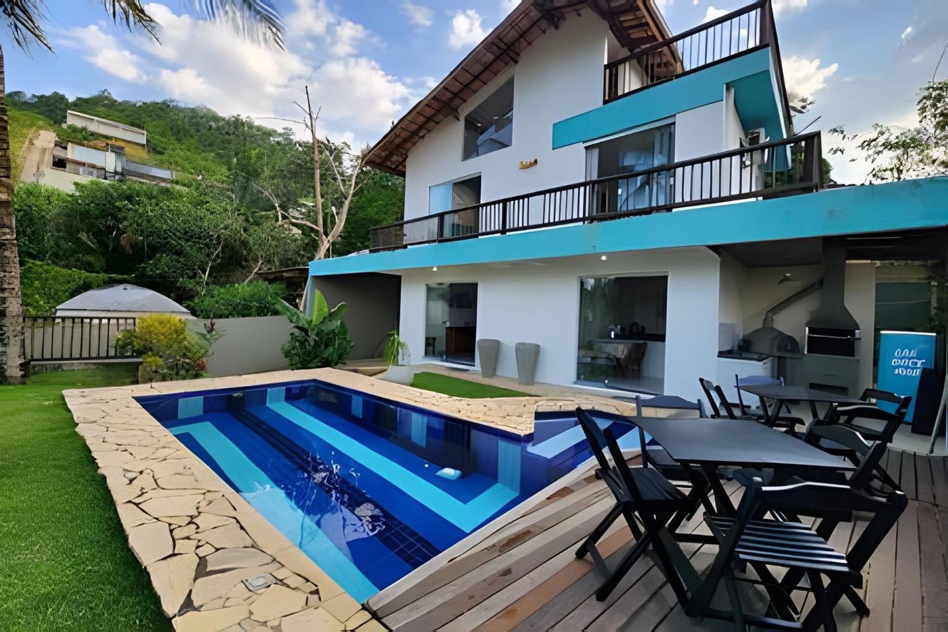 Bela Casa De 4 Suites Com Piscina E Vista - Curral Ilhabela Bagian luar foto