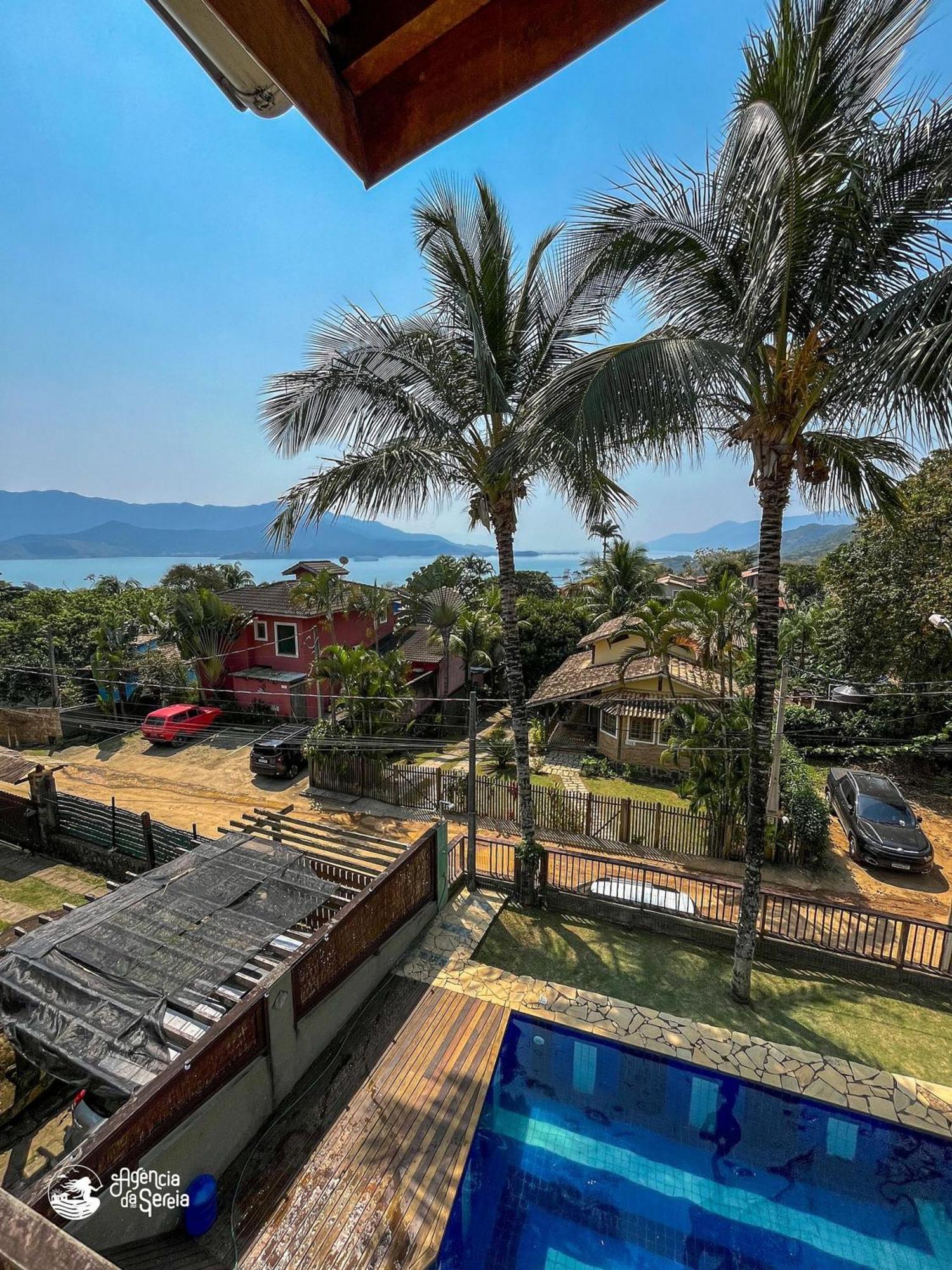 Bela Casa De 4 Suites Com Piscina E Vista - Curral Ilhabela Bagian luar foto